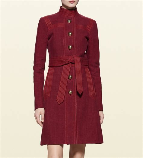 gucci linen price|gucci coats for women.